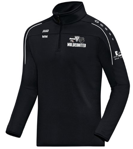 Jako Ziptop Classico Muldeunited 164  schwarz Nummer