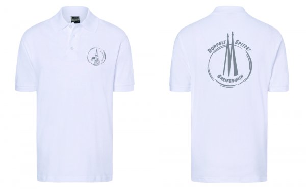 Poloshirt "doppelt Spitze" in verschiedenen Farben