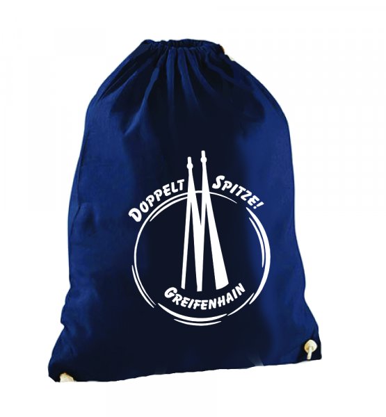 Turnbeutel "doppelt Spitze" in verschiedenen Farben