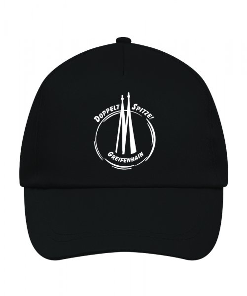 Cap "doppelt Spitze" in verschiedenen Farben schwarz