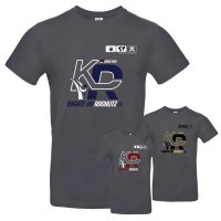 Baumwollshirt graphit unisex Karate-Do