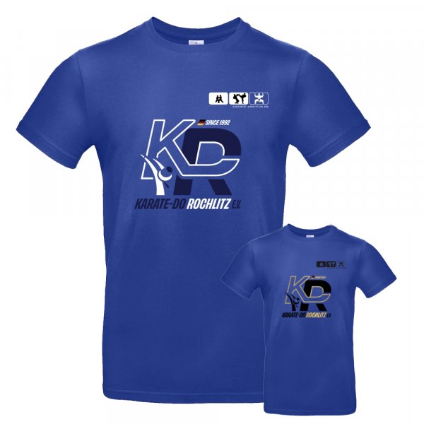 Baumwollshirt royal unisex Karate-Do