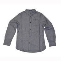 Tom Tailor Hemd uni button down wool optic shirt