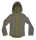 Tom Tailor Fleece Jacket with hood grey/lime 140