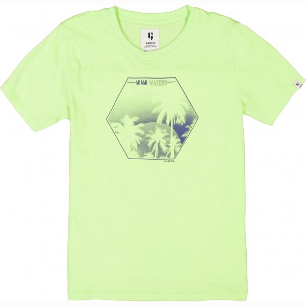 Garcia T-Shirt Jungen grün mit Print