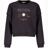 Garcia Dunkelgrauer Sweater mit Print Mädchen