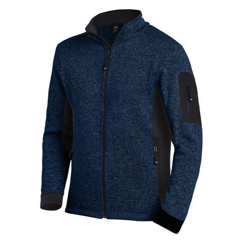 FHB Strick-Fleece-Jacke Arbeitsjacke  M 1620 marine schwarz