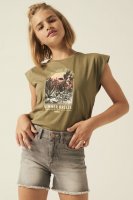 Garcia T-Shirt 4011-green summer 152/158
