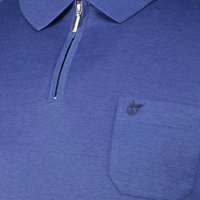 Hajo Poloshirt RV "Softknit" blau