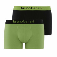Bruno Banani Short 2Pack grasgrün/schwarz