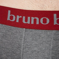 Bruno Banani Short 2Pack Flowing bordeaux/graumelange 7/XL