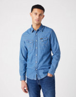 Wrangler Western-Shirt Langarmhemd XL