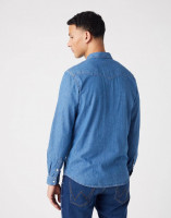 Wrangler Western-Shirt Langarmhemd XL